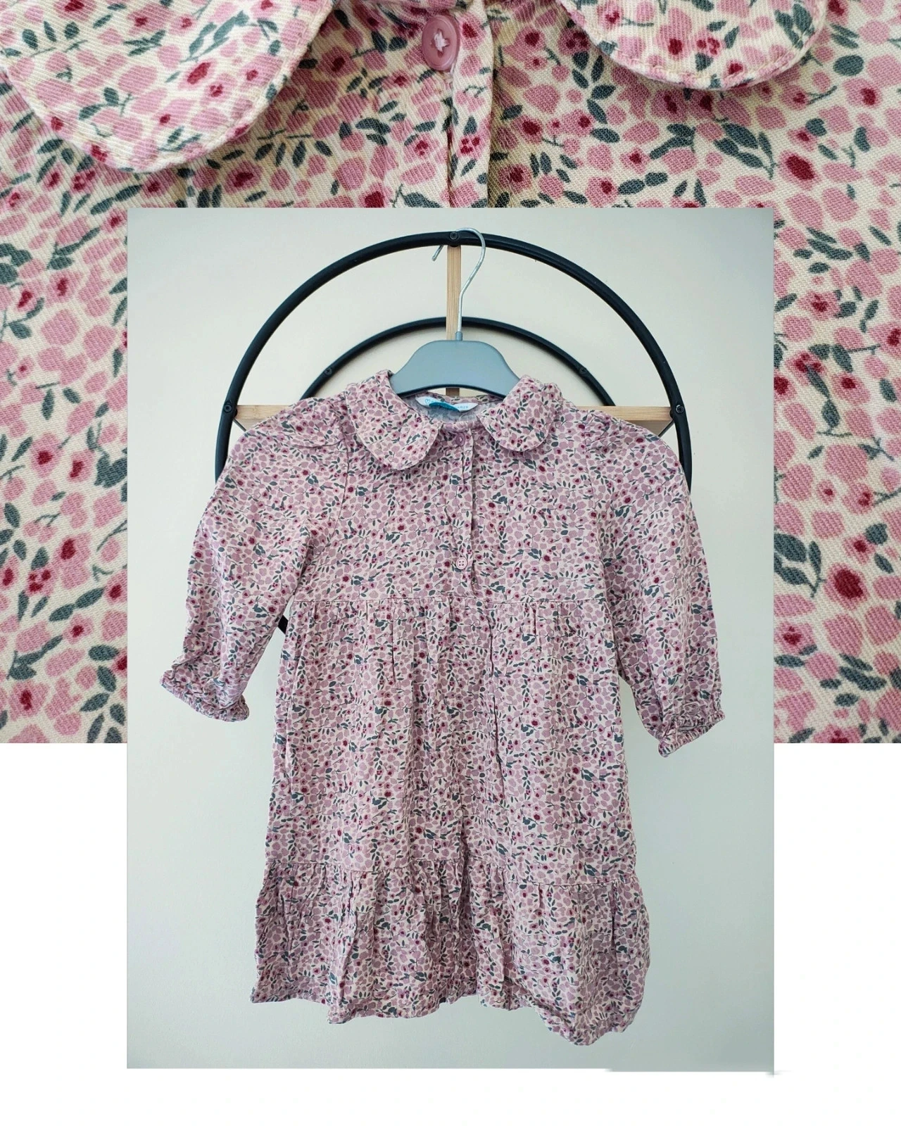 18 24 mois 2 ans robe manches longues 92 cm